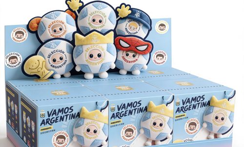 预售2026世界杯阿根廷国家队足球毛绒公仔盲盒