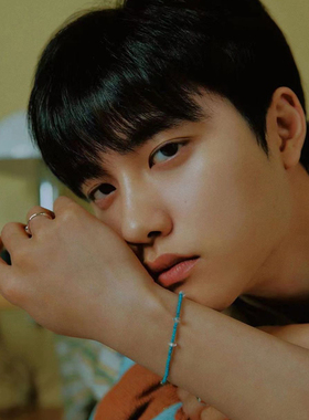 日韩风都暻秀EXO米珠石头小手链