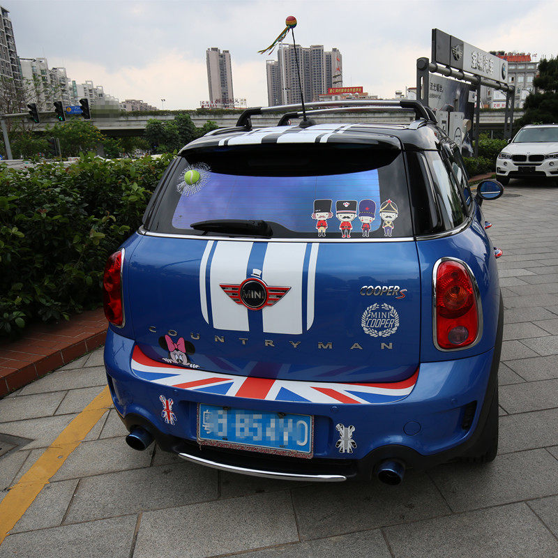 宝马迷你cooper countryman f55 f56 警卫兵英伦装饰汽车贴纸