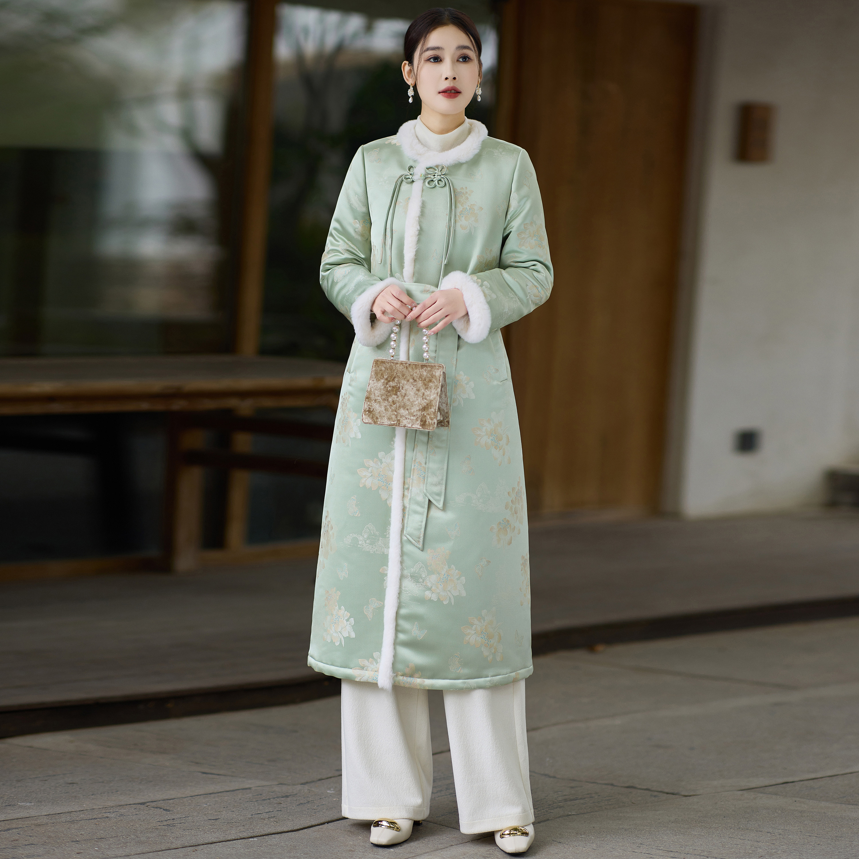 国风棉衣冬季外套棉袄女款2025新款过膝中式盘扣上衣唐装保暖棉服,女装/女士精品,棉衣/棉服,淘宝优惠券,粉丝福利购,淘宝优惠卷