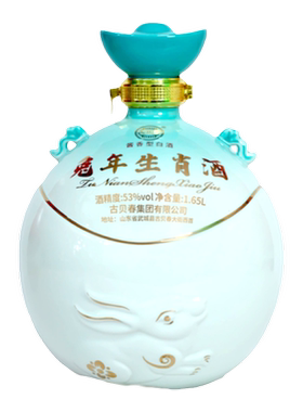 古贝元1.65升大曲坤沙53度纯粮酒