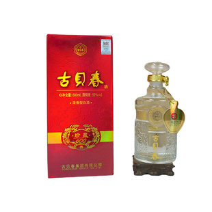 古贝春38度珍藏600浓香型固态法白酒自饮送礼宴请600ml*6瓶整箱