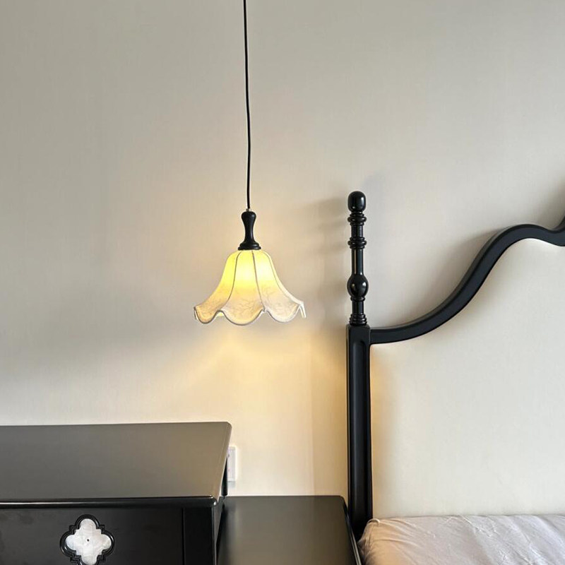 花瓣卧室床头小吊灯中古法式复古美式南洋风玄关吧台花朵吊线灯,家装灯饰光源,床头/玄关/吧台/过道吊灯,淘宝优惠券,粉丝福利购,淘宝优惠卷