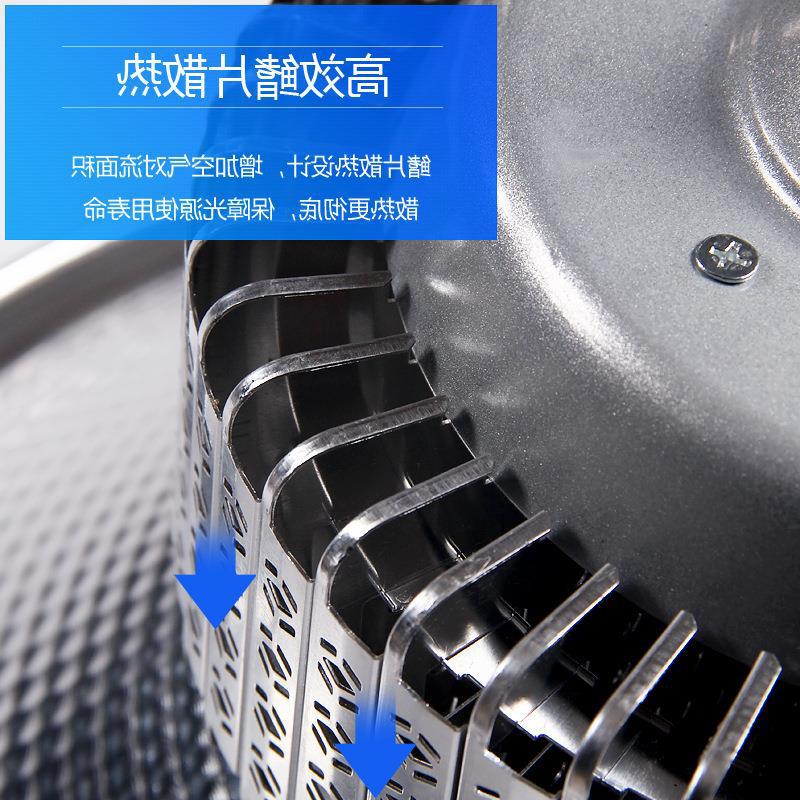 鳍片led工矿灯厂房灯工厂车间工业仓库照明吊灯银色100瓦150w200W