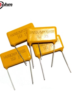 HVR82MY2010J厚膜玻璃釉10M30MF100MF1GF金属1W无感高压电阻器