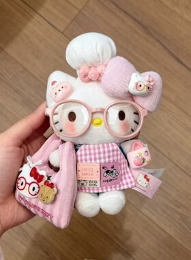 三丽鸥HelloKitty美乐蒂库洛米公仔玩偶毛绒玩具娃娃生日礼物
