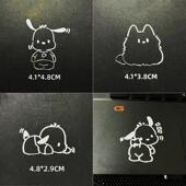 ins风金属贴三丽鸥卡通可爱帕恰狗凯蒂猫笔记本防水装 饰贴纸