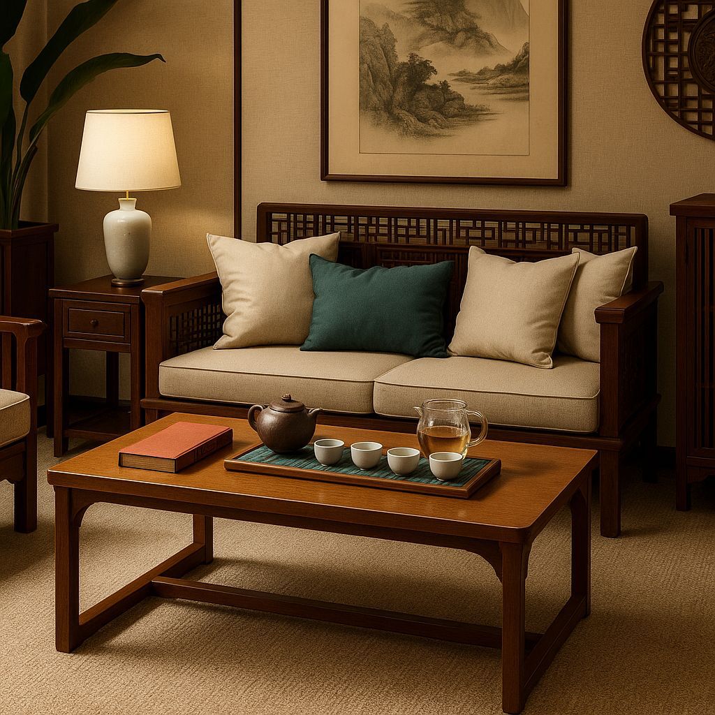 实木茶桌泡茶桌子家用客厅茶室办公室新中式小型阳台茶台茶几桌子