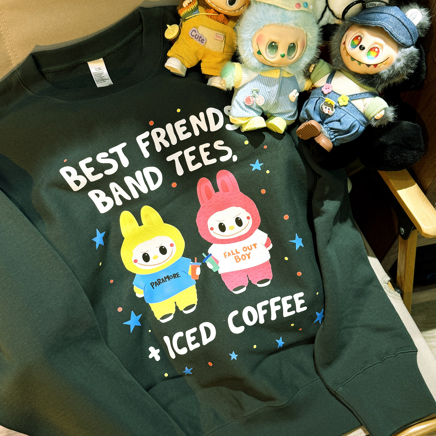 阿默的商店美式复古加绒卫衣