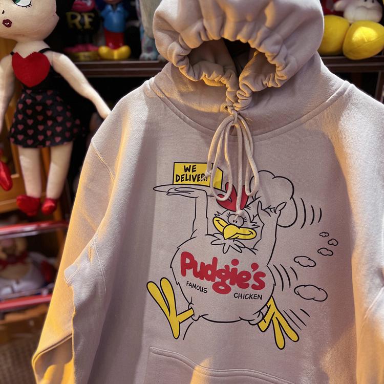 阿默商店美式复古卡通加绒卫衣