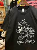 220克小领口薄款 美式 趣味米老鼠 vintage 纯棉男女情侣T恤 复古