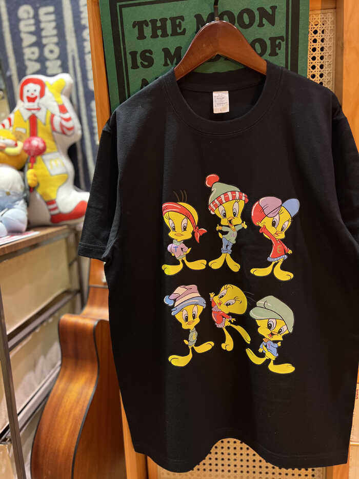 美式复古 vintage 可爱崔迪鸟 220克小领口酒红色纯棉男女情侣T恤,女装/女士精品,T恤,淘宝优惠券,粉丝福利购,淘宝优惠卷