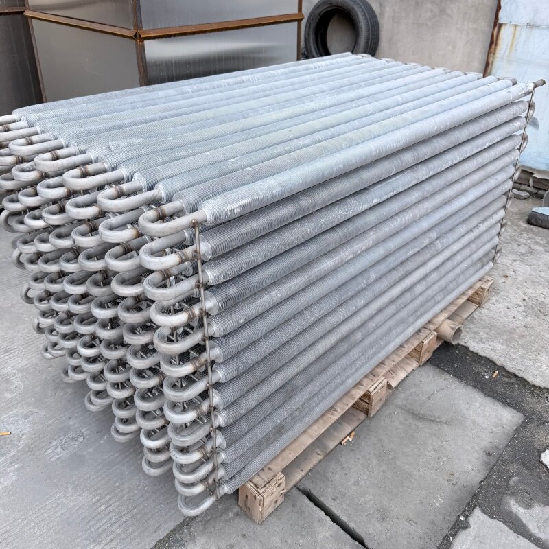 非标定制304不锈钢散热器铝翅片管烤房烘干机散热片工业蒸汽换热