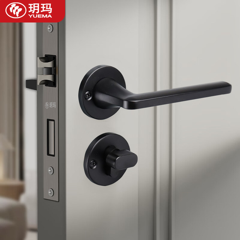 玥玛门锁室内卧室房门锁图片