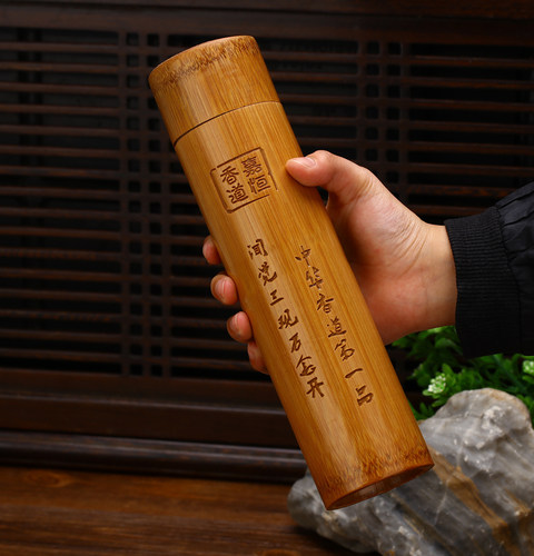 纯天然竹制老山木质香筒