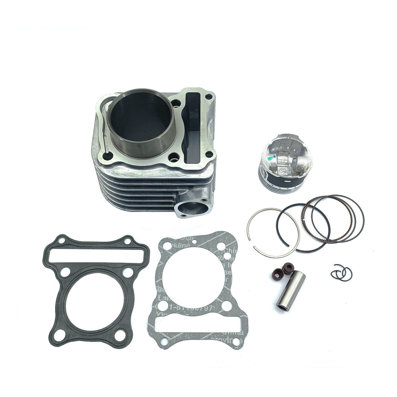 适用豪爵USR UCR AFR125套缸VX125 VD125 UFD125活塞 活塞环 中缸