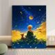 星空小王子diy数字油画2025新款 饰 填色画画手工绘填充涂色油彩装