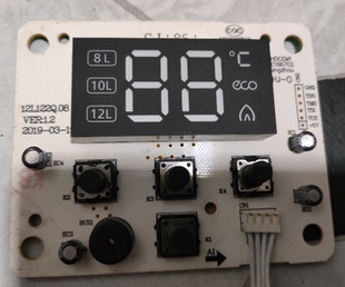 美的热水器12L122Q.08 JSQ22-12L1显示板按键板配件