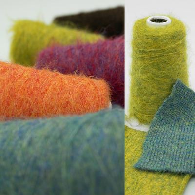 事儿羊毛混纺仿羊驼毛长毛纱纱线
