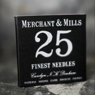 英国产MERCHANT&MILLS 手缝针组合套装｜25根针/穿线器混合包装
