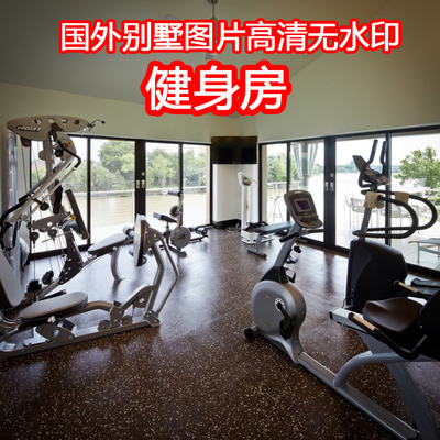 健身房设计图别墅私人地下室家庭健身房设计高清无水印装修效果图