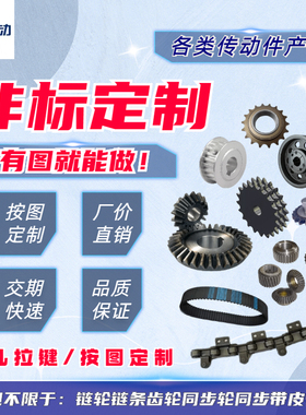 非标定做 链轮加工齿轮加工同步轮同步带 蜗轮蜗杆高精度FA