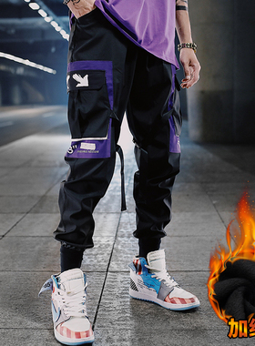 Men's casual pants multi-pocket overalls H33男士多口袋工装裤