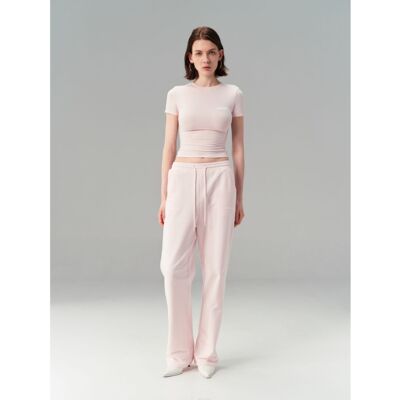 JOHNNYWU  基础柔软舒适百搭圆领针织T恤