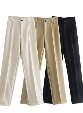Straight Pants Female Trousers formal wear Suit pants 2021