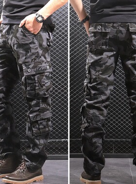 Cotton Multi-pocket Urban Overalls Tactical Pants 2021男裤