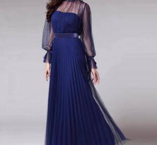 skirt female long temperament aura dress style femal evening