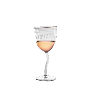 Seletti红酒杯葡萄酒杯鸡尾酒高脚杯玻璃扭女生可爱杯子家用套装
