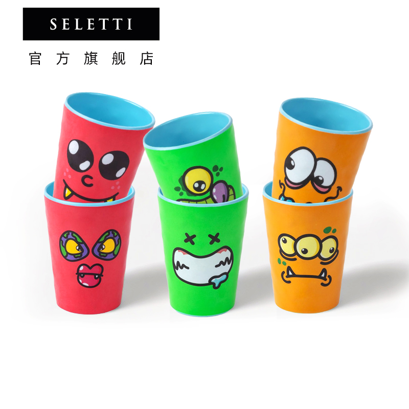 SELETTI防摔艺术家联名怪兽水杯