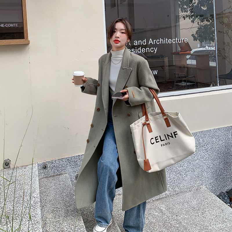 大货羊绒大衣女毛呢外套浙宝136-货号8279-P290-K398，女装毛呢外套，浙宝136