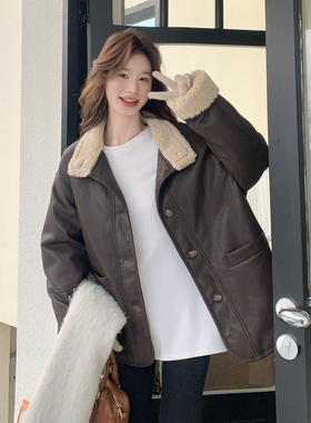 大货已出 90绒羽绒里羊羔毛领皮衣136-8808P265控398