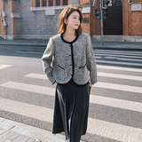 韩系气质小香风包边外套女2025春季新款复古名媛风宽松小个子上衣，女装短外套，浙宝136