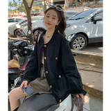 现货好卖136-8311-P135-K198牛仔小香风短外套女，女装短外套，浙宝136