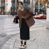 现货136-8437p165k248菱格棉衣外套女，女装棉衣/棉服，浙宝136