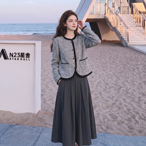 小香风短外套女时尚百搭