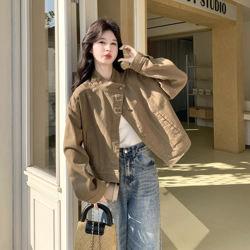 秋季新品短外套女时尚百搭