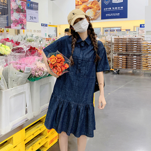 8659 新品 首发 136 P125K188牛仔连衣裙女夏季