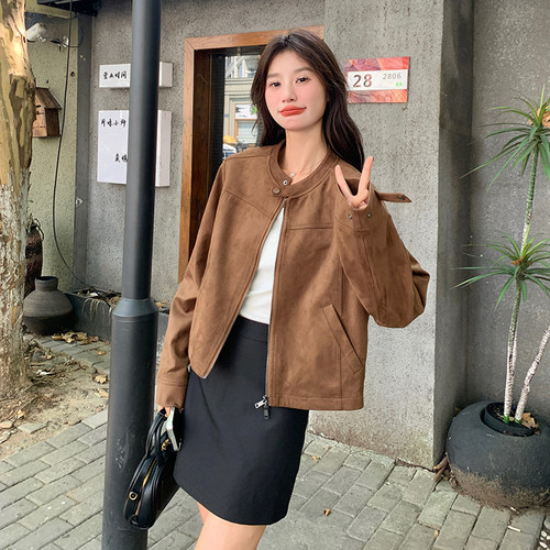 春季新款夹克短外套女时尚百搭