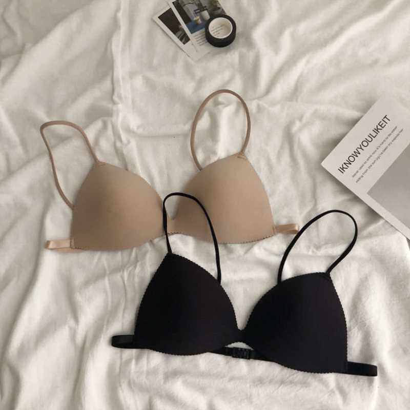 女士吊带内衣夏季新款无钢圈小胸显大聚拢收副乳上托文胸美背胸罩