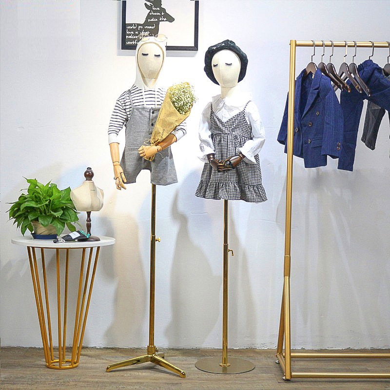 儿童模特道具半身橱窗展示架