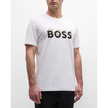 休闲Cotton 男士 白色短袖 时尚 衬衫 2024新款 代购 Stretch 正品 Boss