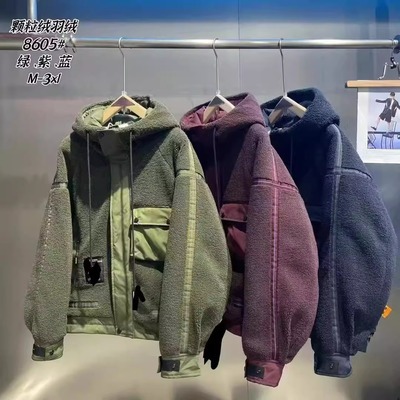 ZPK潮品爆款羊羔毛羽绒服