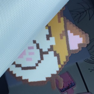 加厚0.25mm粗纹理拼豆烘焙布diy重复耐高温包边熨烫纸无孔不搓泥