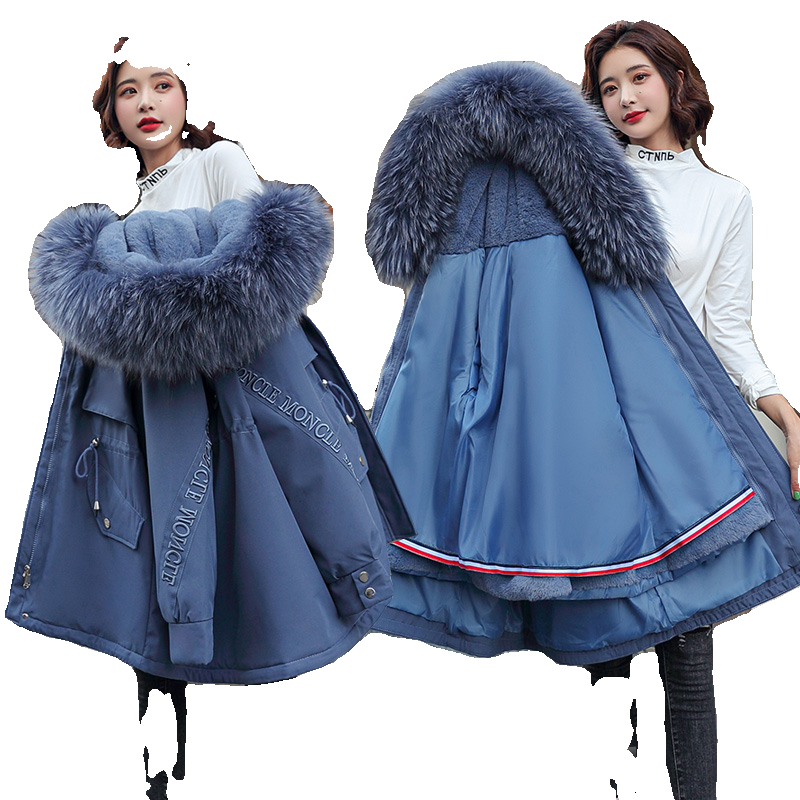 派克服女2025年新款爆款秋冬季小个子棉服可拆卸棉衣加绒加厚外套