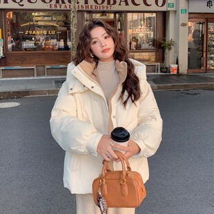 羽绒棉服女冬季短款2025新款棉衣小个子厚棉袄冬天独特超好看外套