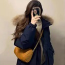 棉衣工装 羽绒棉服女款 冬季 爆款 复古派克服棉袄小个子外套 2025新款